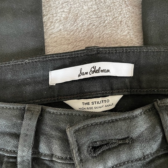 Sam Edelman Women’s Black shimmer leggings - Picture 2 of 3